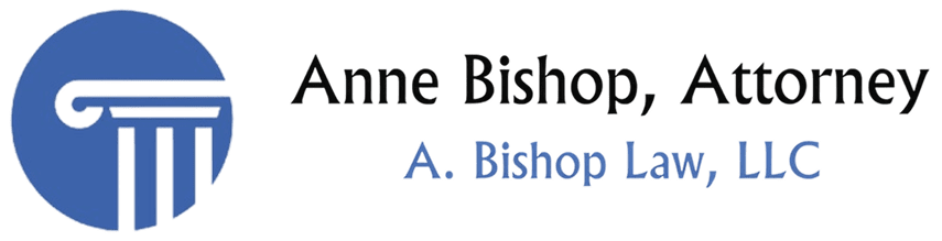 Law firm logo with column design.